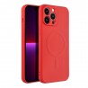 Etui Silicone Mag Cover do iPhone 13 Pro Max MagSafe Red