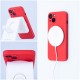 Etui Silicone Mag Cover do iPhone 13 Pro Max MagSafe Red