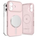 Etui Tech-Protect do iPhone 17 MagSafe MagMat Silicone Pink Pearl