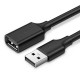 Kabel USB 2.0 przedłużający UGREEN US103 2m Black