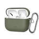 Etui Tech-Protect do Słuchawek Airpods Pro 3 Silicone Hook Olive Green