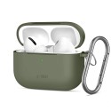 Etui Tech-Protect do Słuchawek Airpods Pro 3 Silicone Hook Olive Green