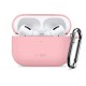 Etui Tech-Protect do Słuchawek Airpods Pro 3 Silicone Hook Dusty Pink