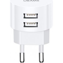 Ładowarka sieciowa USAMS T20 2xUSB 2,1A White