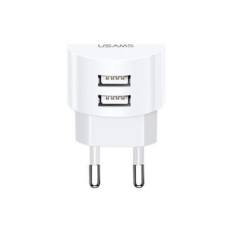 Ładowarka sieciowa USAMS T20 2xUSB 2,1A White