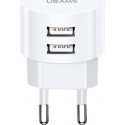 Ładowarka sieciowa USAMS T20 2xUSB 2,1A White