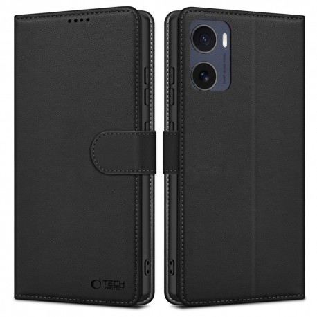 Etui Tech-Protect Book do Motorola Moto E15 / G05 Wallet Black