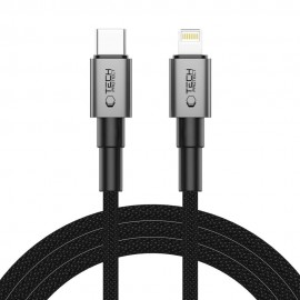 Kabel USB Typ C - Lightning Tech-Protect PD27W/3A 200cm Black