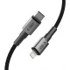 Kabel USB Typ C - Lightning Tech-Protect PD27W/3A 200cm Black