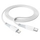Kabel USB Typ C - Lightning Hoco PD 3A 20W X70 1m White