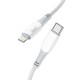 Kabel USB Typ C - Lightning Hoco PD 3A 20W X70 1m White