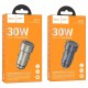 Ładowarka Samochodowa Hoco Z57A QC3.0 PD 3A 30W USB-A + USB-C