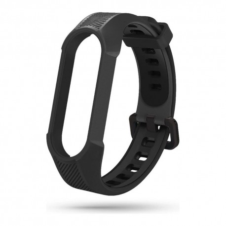 Pasek do Xiaomi Mi Band 5 / 6 / 7 Tech-Protect Armour Black