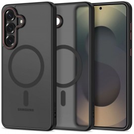 Etui Tech-Protect do Samsung Galaxy S26 MagSafe MagCam Matte Black/Red