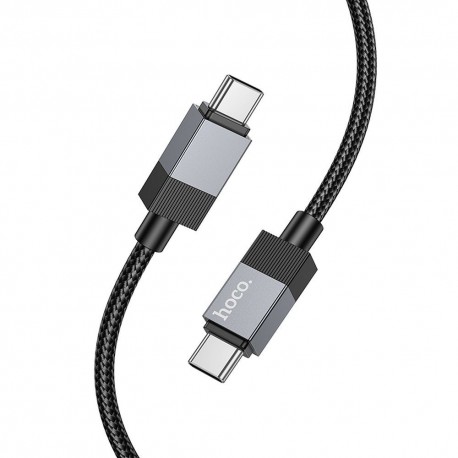 Kabel USB Typ C - USB Typ C Hoco PD 3A 60W X110 1m Black