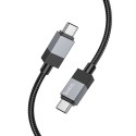 Kabel USB Typ C - USB Typ C Hoco PD 3A 60W X110 1m Black