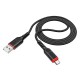 Kabel Micro USB Hoco 2,4A 3m X59 Black