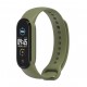 Pasek do Xiaomi Mi Band 5 / 6 / 7 Silikon Green