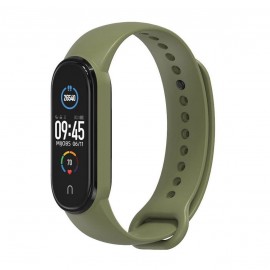 Pasek do Xiaomi Mi Band 5 / 6 / 7 Silikon Green