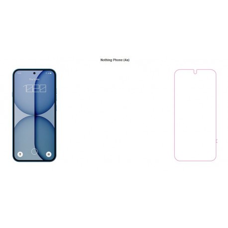 Folia Ochronna ZAGG Clear Protect do Nothing Phone (4a) Case Friendly