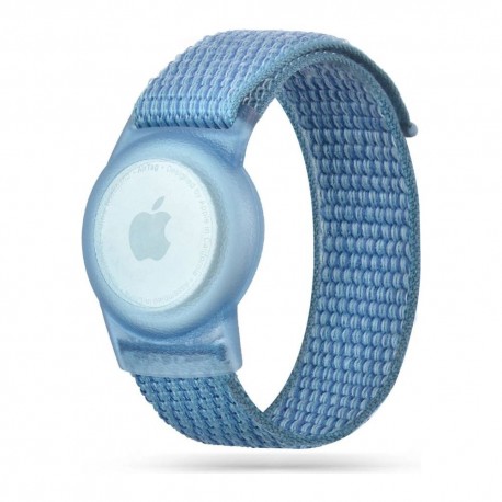 Pasek do Apple AirTag Tech-Protect Nylon For Kids Blue
