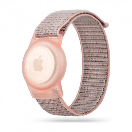 Pasek do Apple AirTag Tech-Protect Nylon For Kids Pink