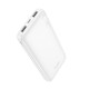 Bateria Zewnętrzna Power Bank Hoco 10000 mAh 2A J128 White