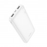 Bateria Zewnętrzna Power Bank Hoco 10000 mAh 2A J128 White