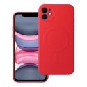 Etui Silicone Mag Cover do iPhone 11 Magsafe Red