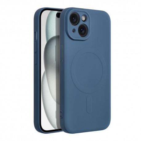 Etui Silicone Mag Cover do iPhone 15 Magsafe Blue