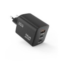 Szybka ładowarka sieciowa GaN 2x USB C + USB A QC4.0 PD 4A 65W VT-43 Blue Star