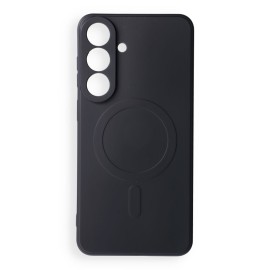 Etui Silicone Mag Cover do Samsung Galaxy S25 FE / S26 FE Black