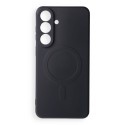 Etui Silicone Mag Cover do Samsung Galaxy S25 FE / S26 FE Black