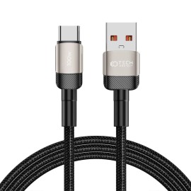 Kabel USB Typ C Tech-Protect Ultraboost Evo USB-A / USB-C 100W 5A 200cm Titanium Black