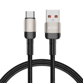 Kabel USB Typ C Tech-Protect Ultraboost Evo USB-A / USB-C 100W 5A 1m Titanium Black