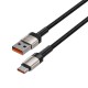 Kabel USB Typ C Tech-Protect Ultraboost Evo USB-A / USB-C 100W 5A 1m Titanium Black