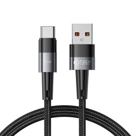 Kabel USB Typ C Tech-Protect Ultraboost USB-A/USB-C 66W 6A 1m Grey