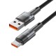 Kabel USB Typ C Tech-Protect Ultraboost USB-A/USB-C 66W 6A 1m Grey