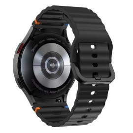 Pasek do Samsung Watch 4/5/5 PRO/6/7/FE Tech-Protect Silicone Sport Black