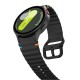 Pasek do Samsung Watch 4/5/5 PRO/6/7/FE Tech-Protect Silicone Sport Black
